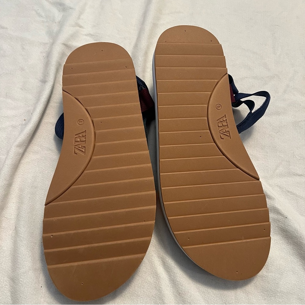 Zara men’s new without tag casual Colorful Strap Sandals - Picture 11 of 15